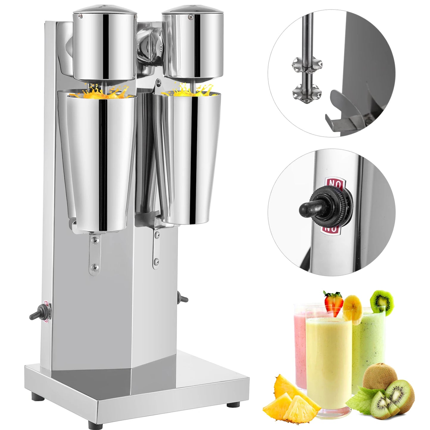 VEVOR Milk Shake Machine Commercial Auto Shaker for Drinks