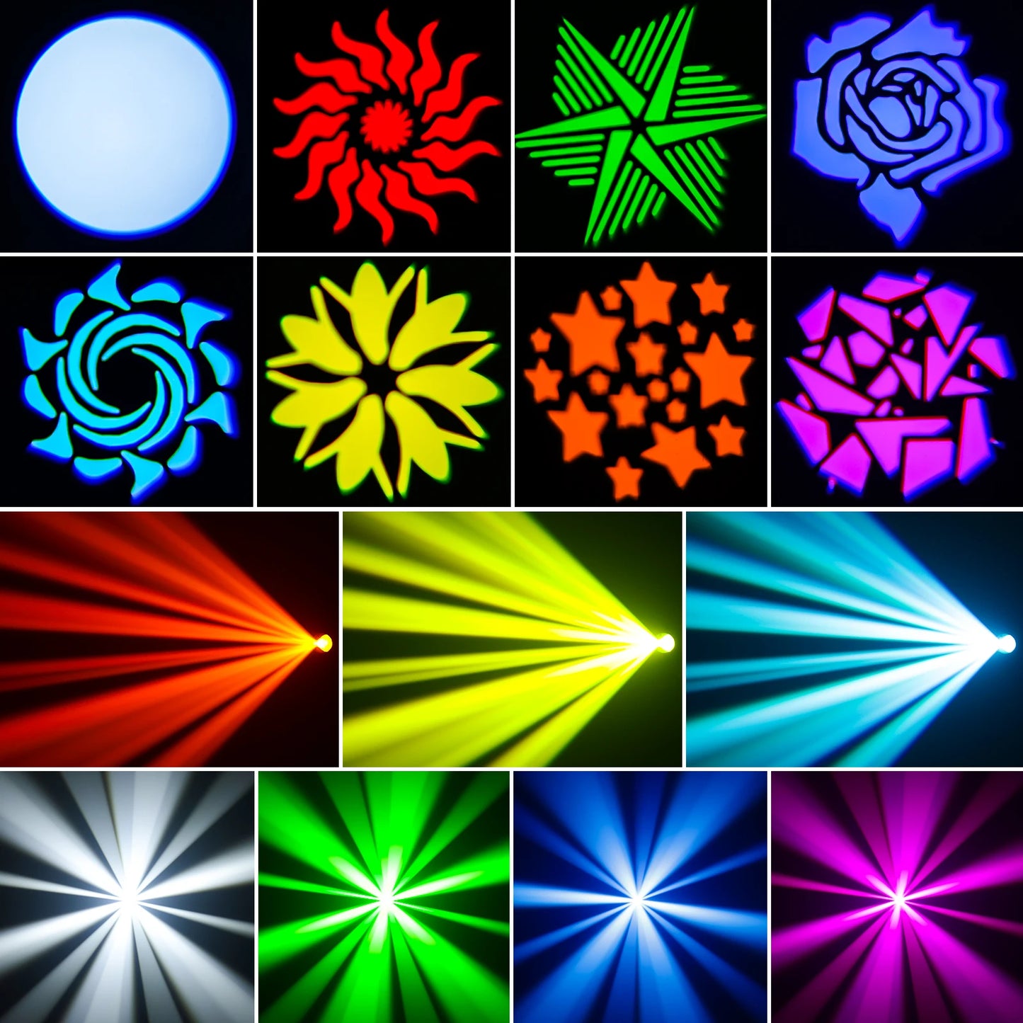 U'King 120W LED Moving Head Light DMX Remote DJ Wedding