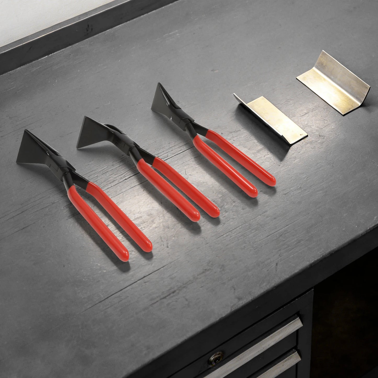 3 Piece Metal Bending Pliers Set Straight 45 90 Degrees For DIY