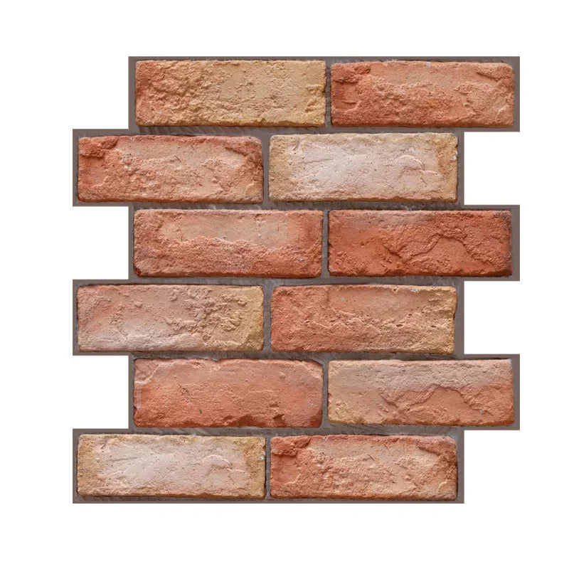 3D Imitation Brick Wall Stickers Removable Self-Adhesive Wallpaper