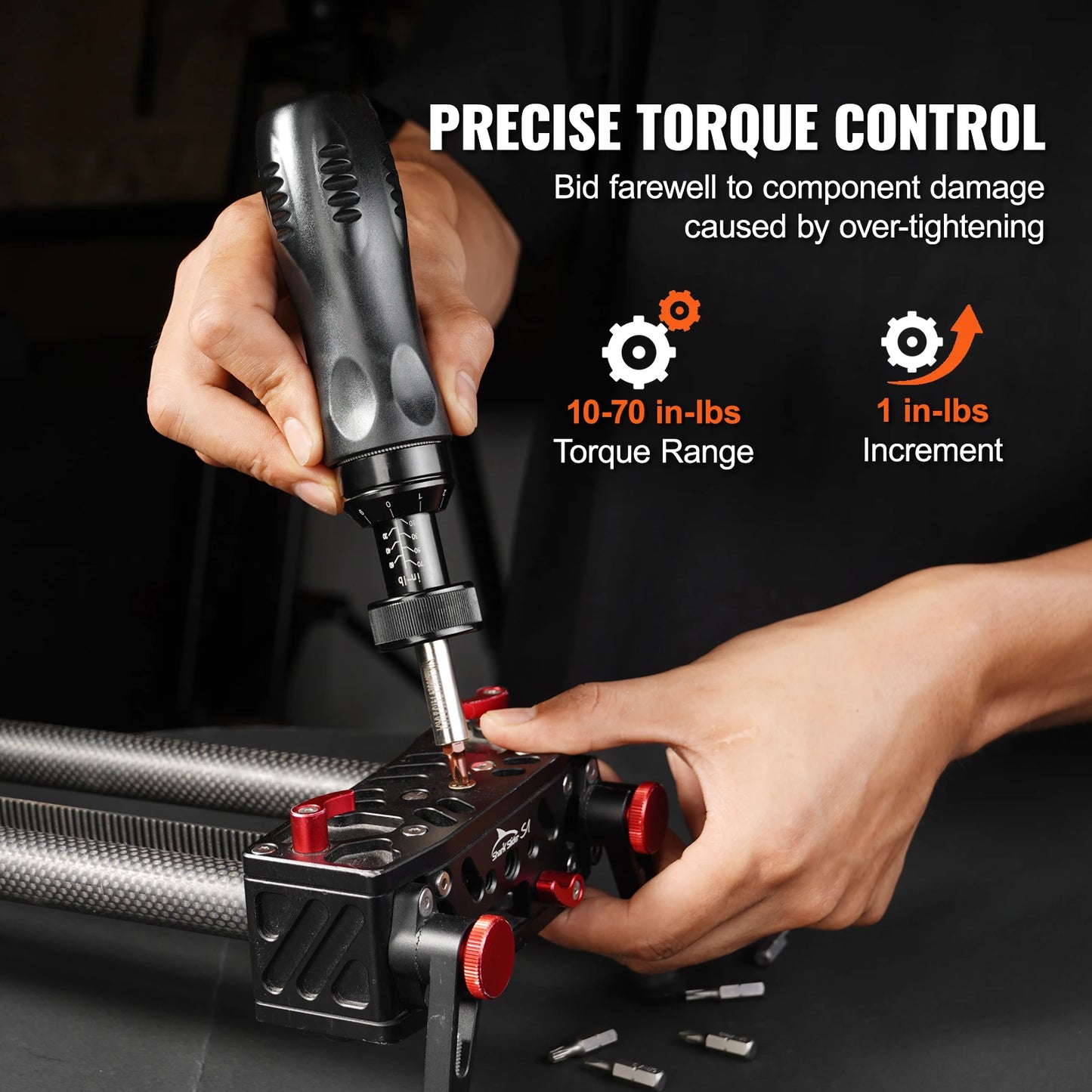SucceBuy Torque Screwdriver With Scale 10-70 In-Lbs