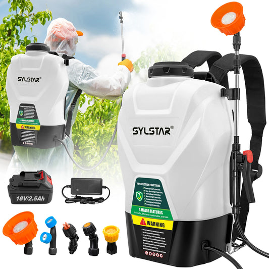 Backpack Electric Sprayer For Garden And Agriculture With 5 Nozzles