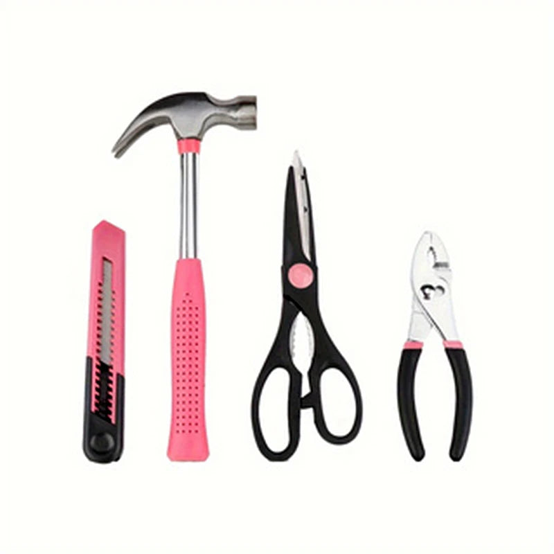 39-Piece All Purpose Household Tool Kit For Home Office And Garage