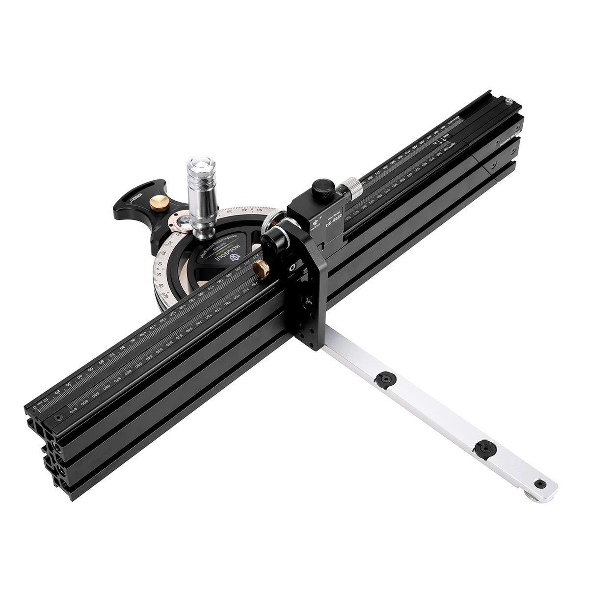 Hongdui HD-MG21 Miter Gauge With Extended Fence For Table Saw And Router Table