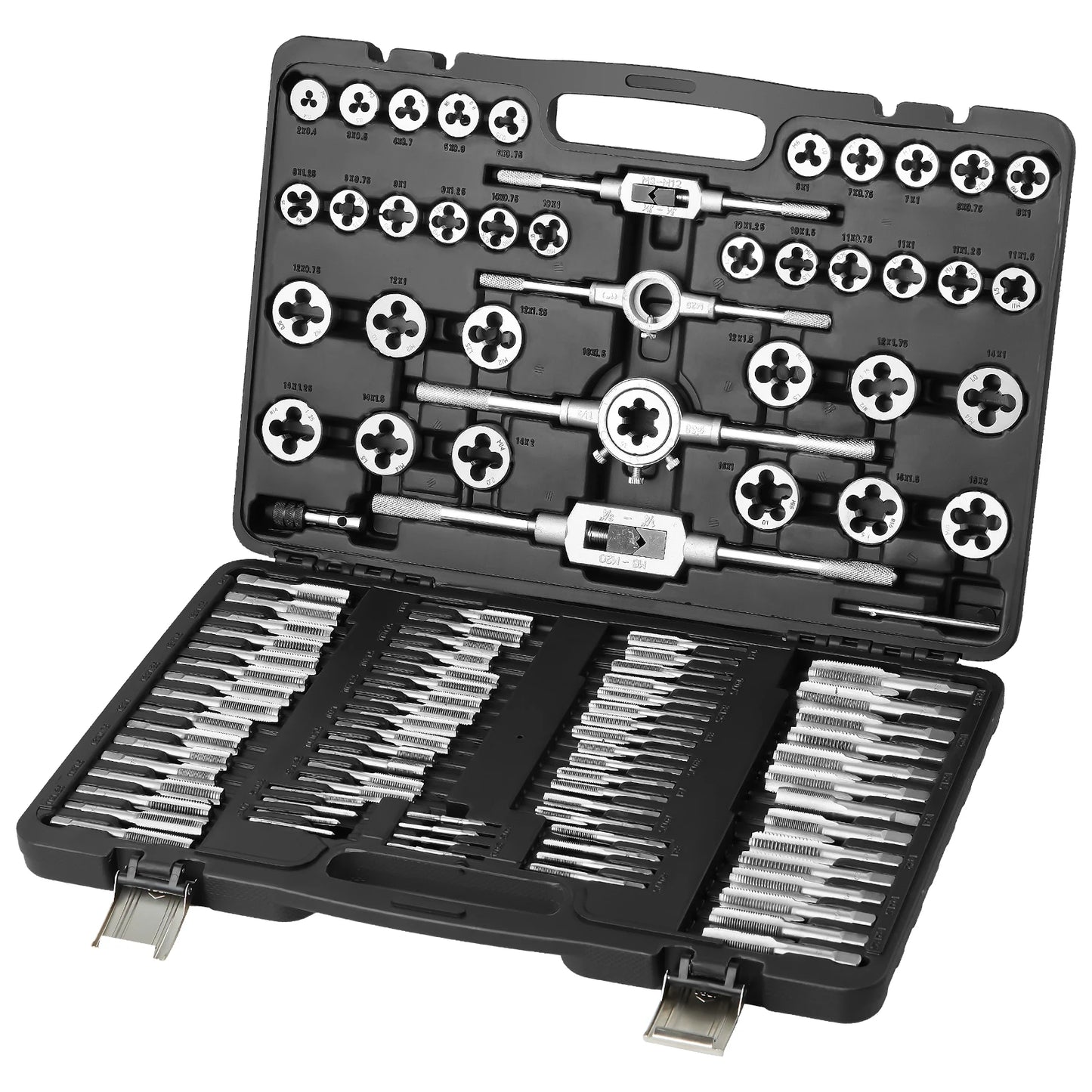 SucceBuy Tap And Die Set Threading Tool Metric SAE Bearing Steel