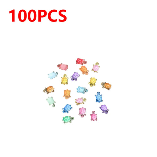 APWIKOGER Mini Resin Turtles Night Glow Figurines For Diorama