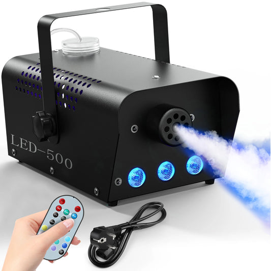 U'King 500W Smoke Machine With RGB Fog Effect Remote Control