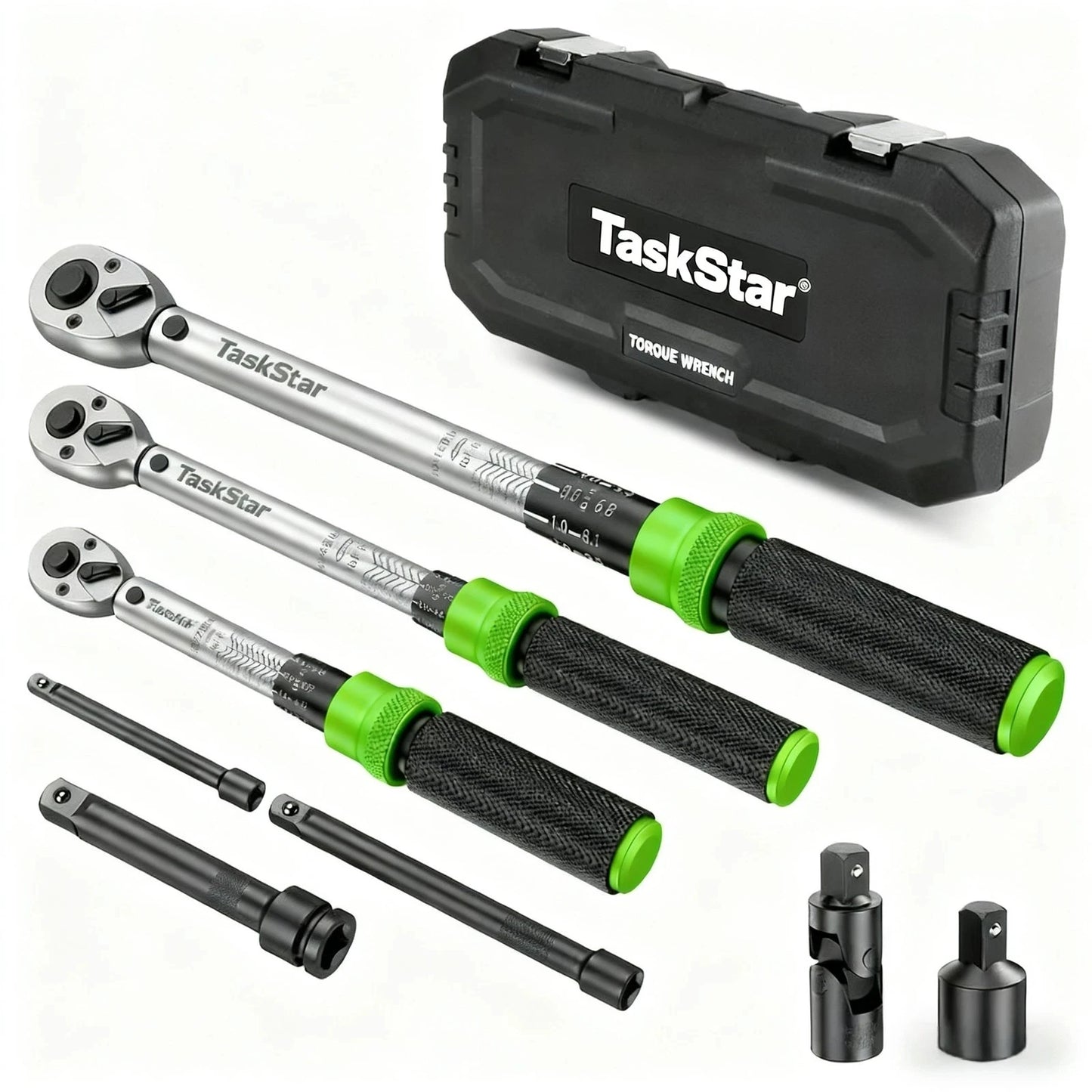 TaskStar 3-Piece Torque Wrench Set For Bicycle And Motorcycle