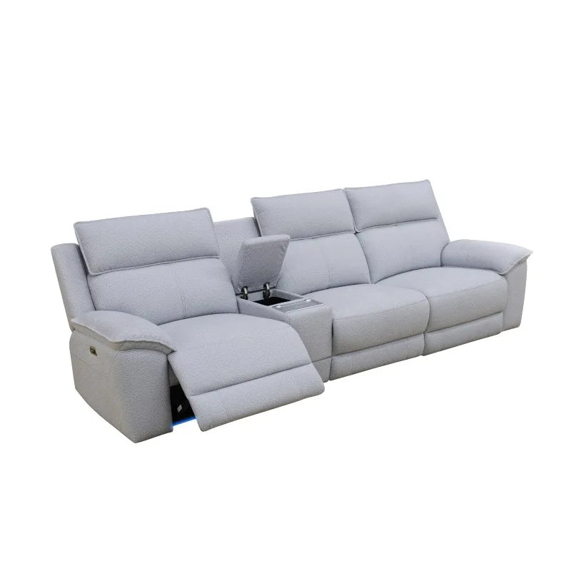 Recliner Sofa Set Four Piece With Power Lift Cup Holders