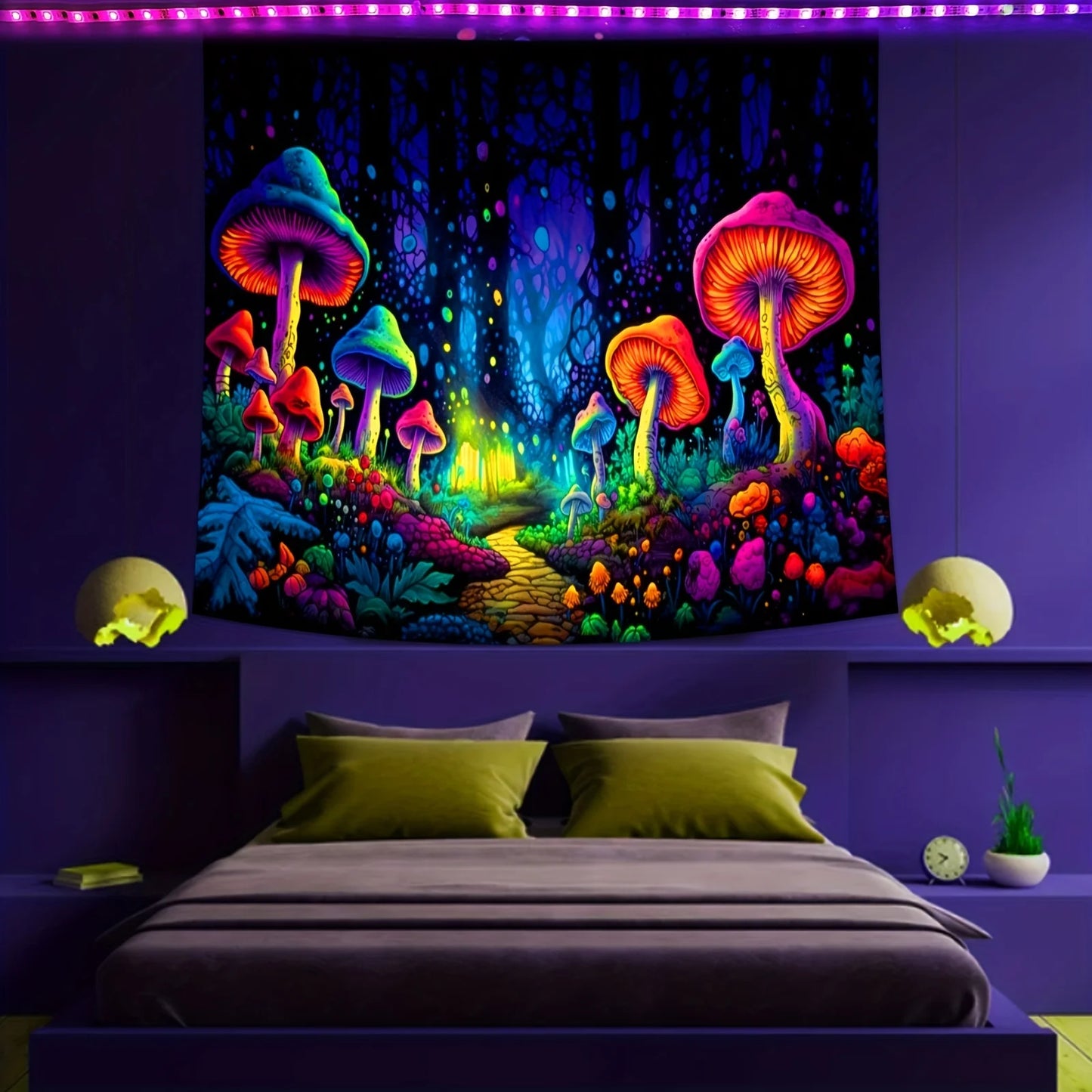 Tree Of Life Tapestry Galaxy Sun Moon Stars Hippie Psychedelic Decor For Bedroom
