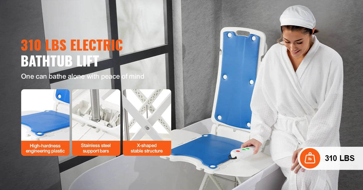 SucceBuy Electric Chair Lift For Seniors With Height Adjustable Support