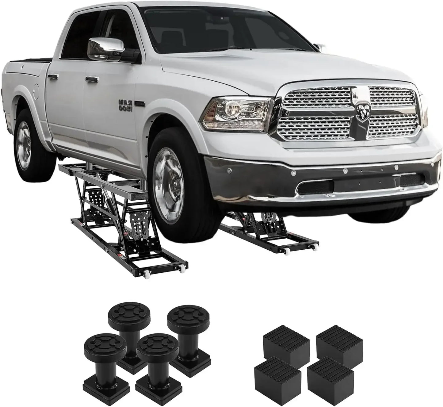 Portable Car Lift 7000 LBS Capacity with 120V Power Unit