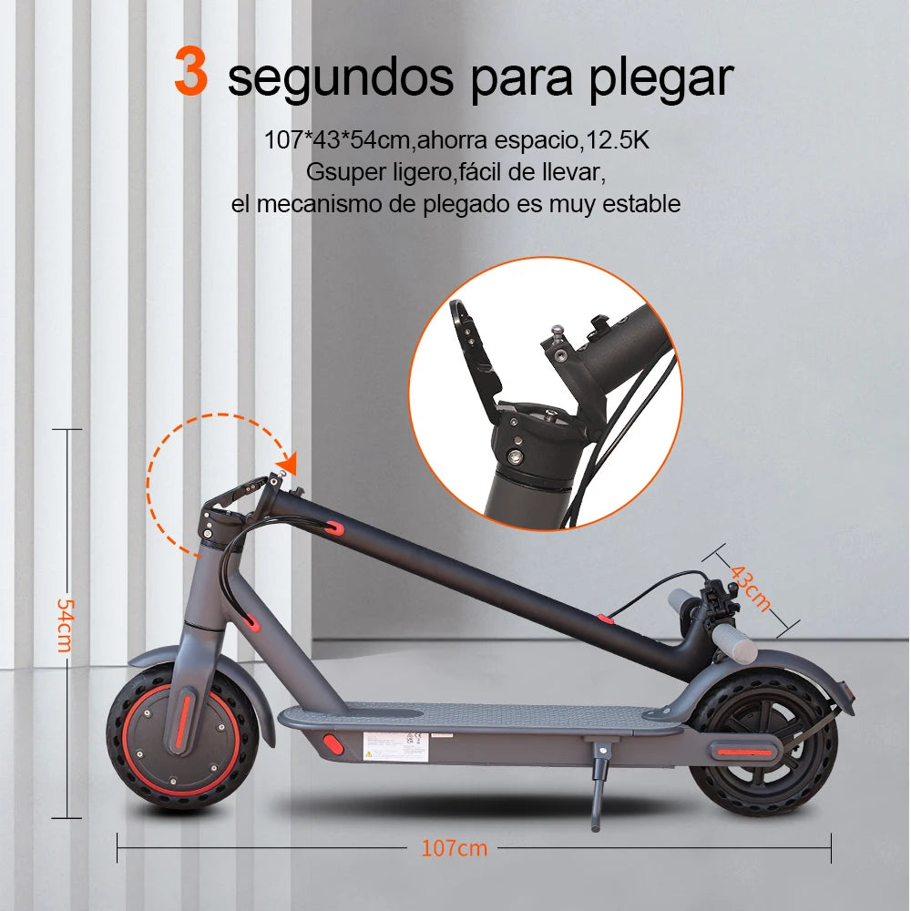 Ladped Electric Scooter 350W 19mph With Smart App Control