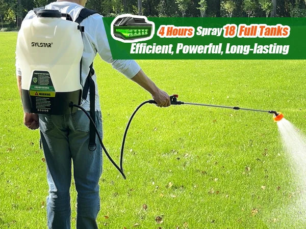 Backpack Electric Sprayer For Garden And Agriculture With 5 Nozzles