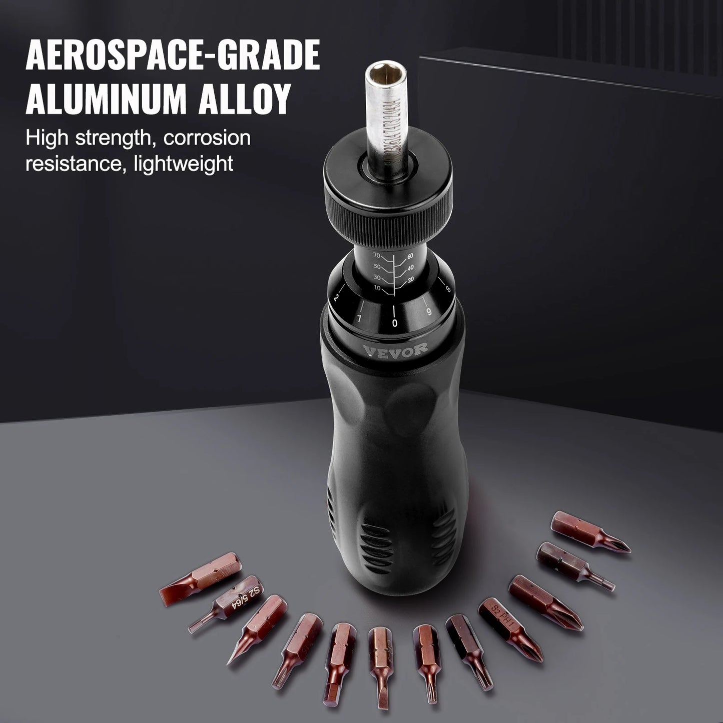 SucceBuy Torque Screwdriver With Scale 10-70 In-Lbs