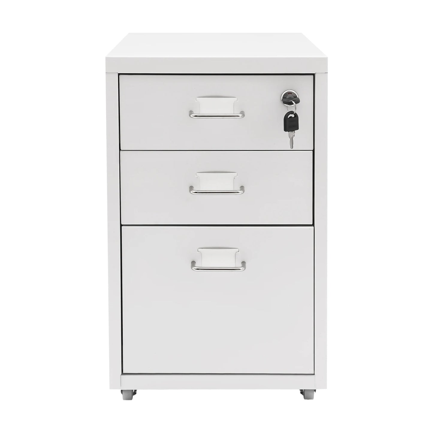 Metal Vertical File Cabinet With Lock For Office Or Study