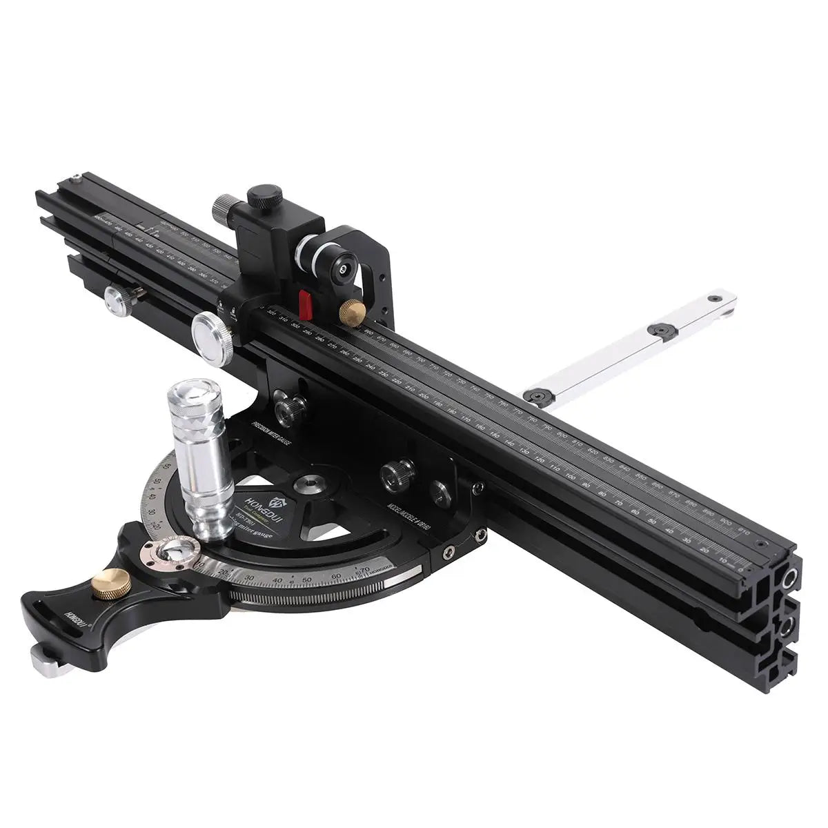Hongdui HD-MG21 Miter Gauge With Extended Fence For Table Saw And Router Table
