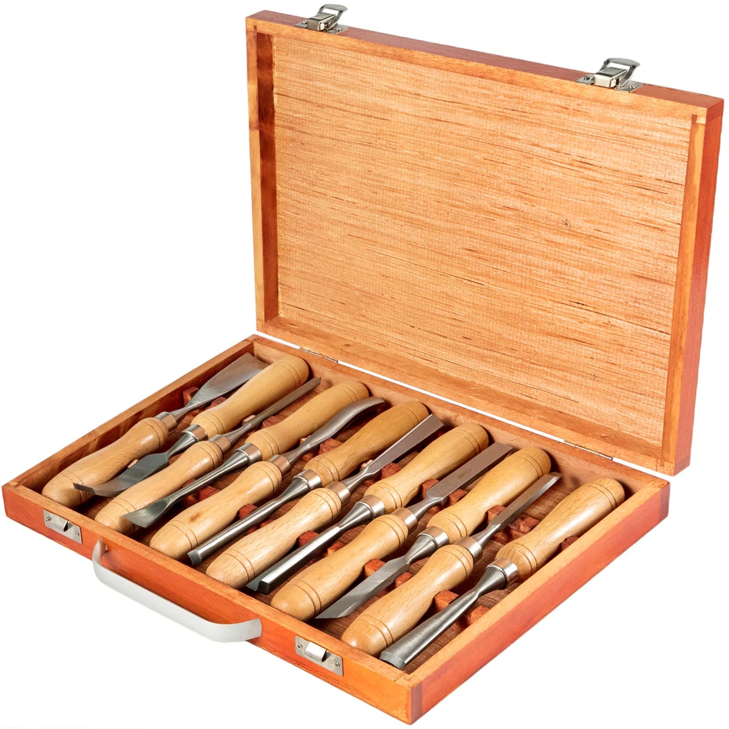 SucceBuy 12 Piece Wood Carving Chisel Set For Woodworking Tools
