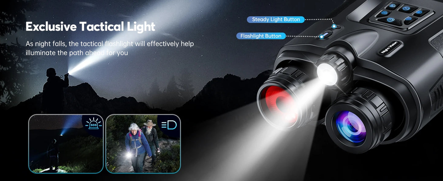 USB Rechargeable 4K Night Vision Infrared Binoculars