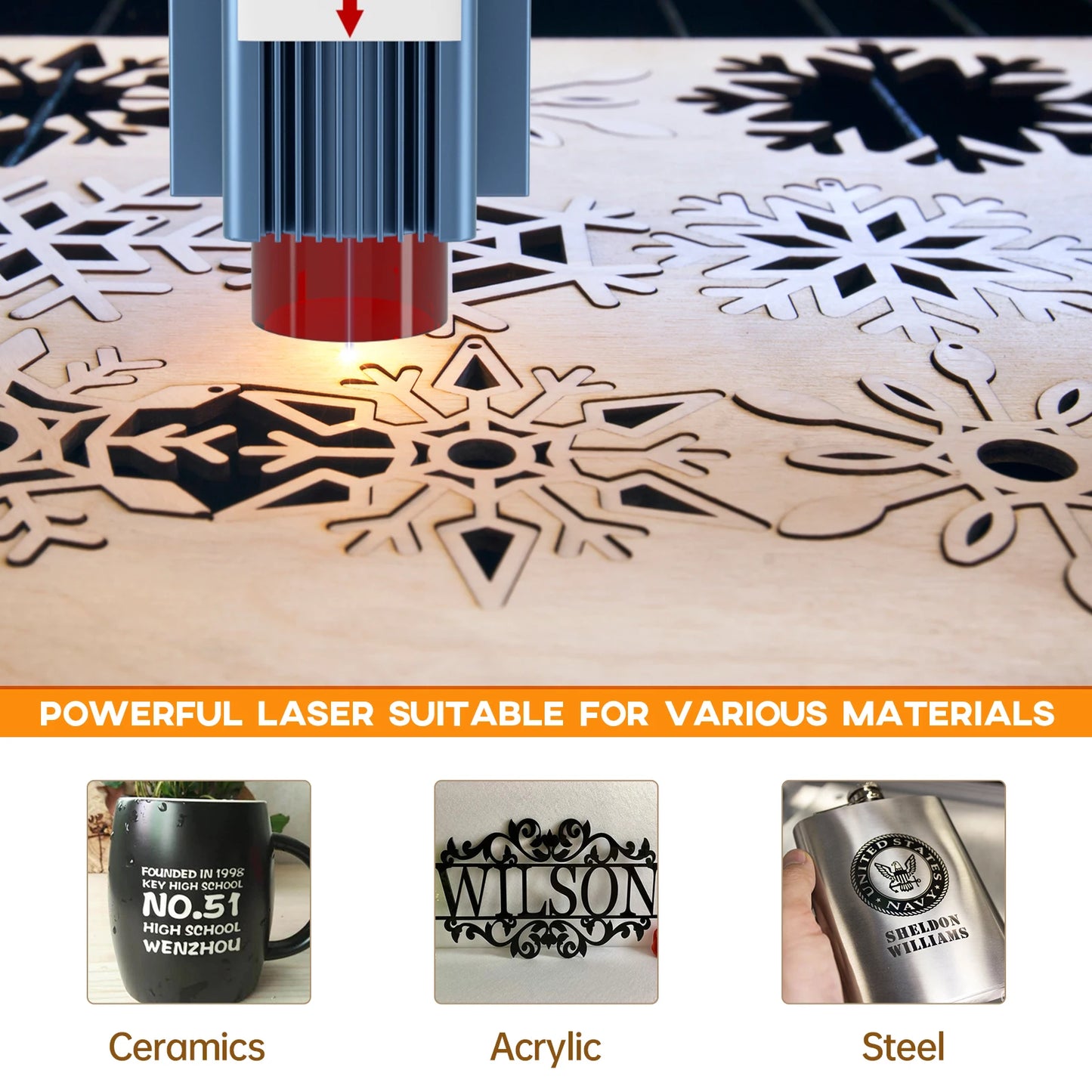 SCULPFUN S9 5W Laser Engraving Machine For Wood And Acrylic