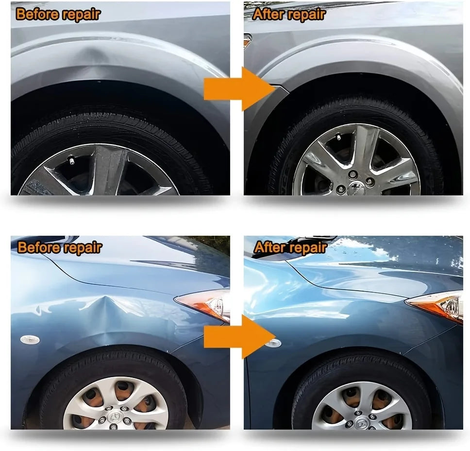 Paintless Dent Removal Kit With T Bar Puller Slide Hammer