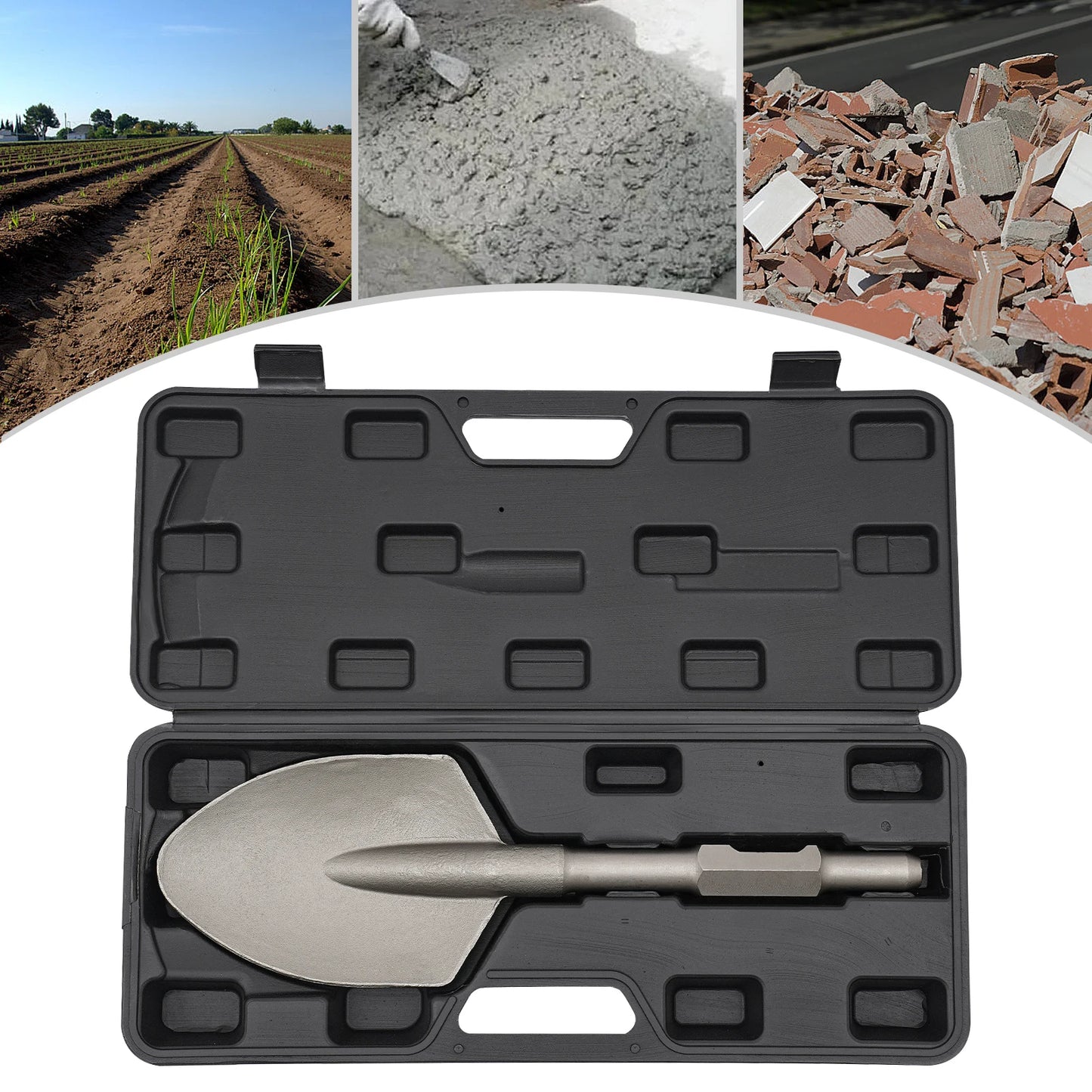 Bymaocar Demolition Hammer Shank Shovel Bit For Electric Jack Hammer