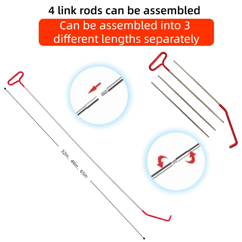 Emergency Car Door Repair Tool Kit With J Hook And Air Wedge