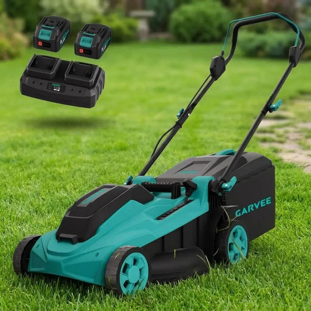 HiMISS 40V Cordless Lawn Mower With Dual Batteries