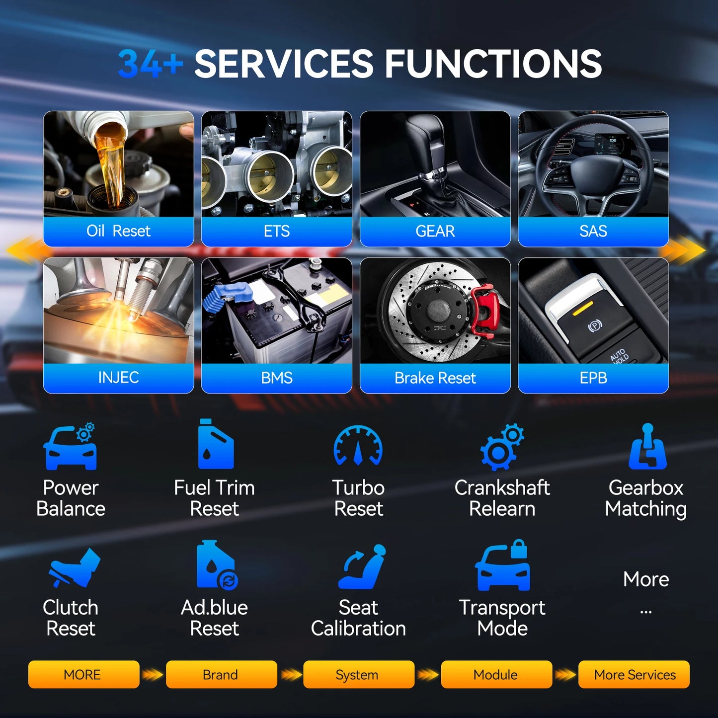 MUCAR 892BT AI Key Programming Diagnostic Tool OBD2 Scanner CAN FD DOIP