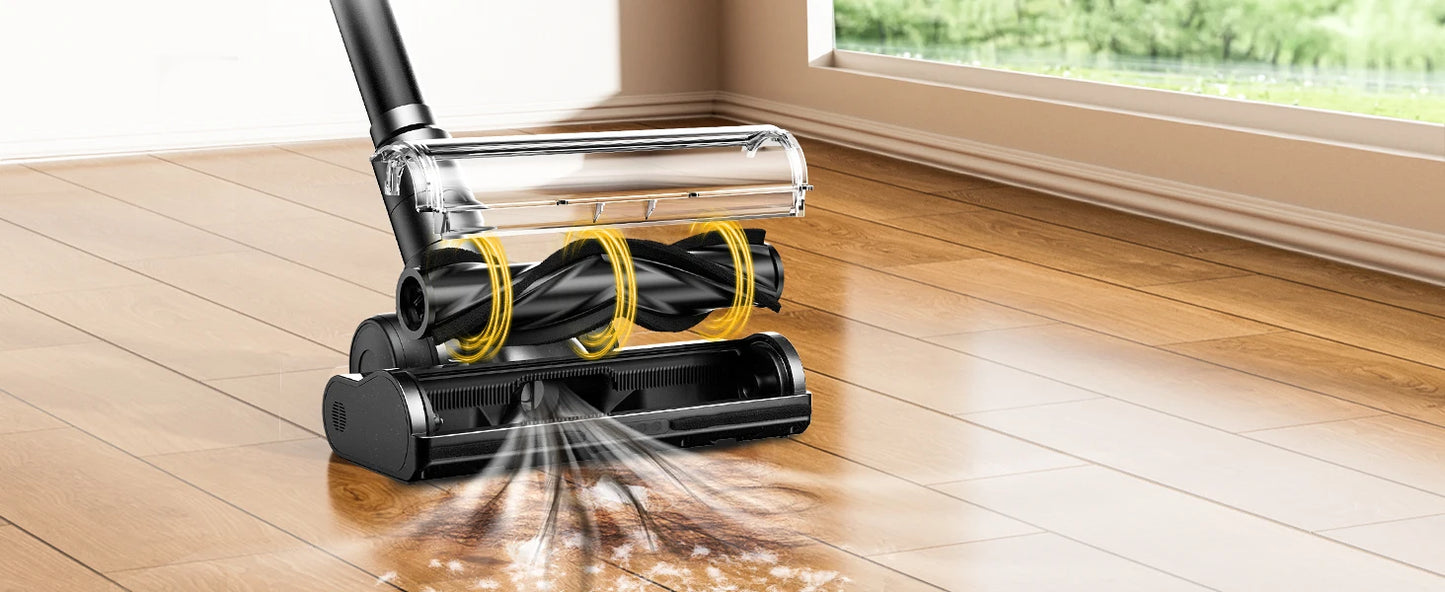 SUXIANGVAC Cordless Vacuum Cleaner 55 KPa 55 Minute Runtime Self Standing