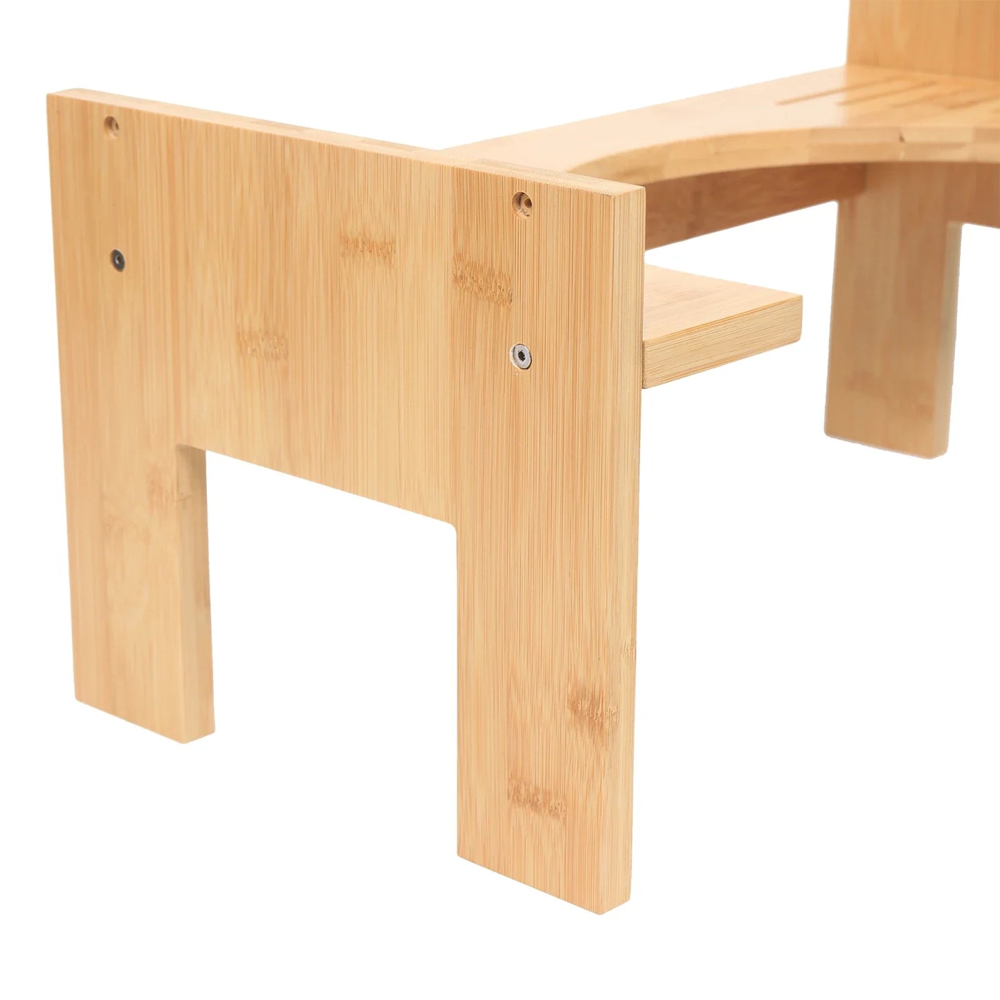 Bamboo Adjustable Toilet Stool Squatty Step For Comfortable Posture