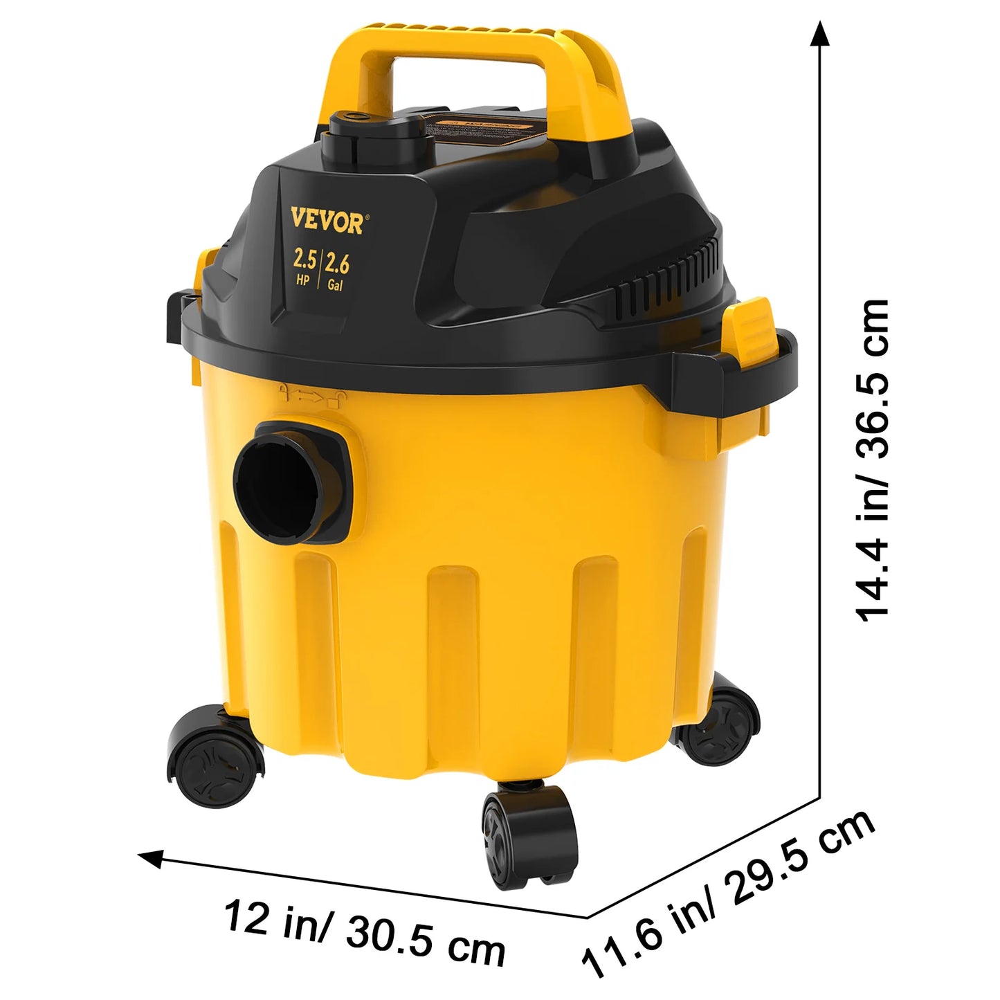 SucceBuy Wet Dry Shop Vacuum 3 In 1 Portable Blower And Attachments Storage