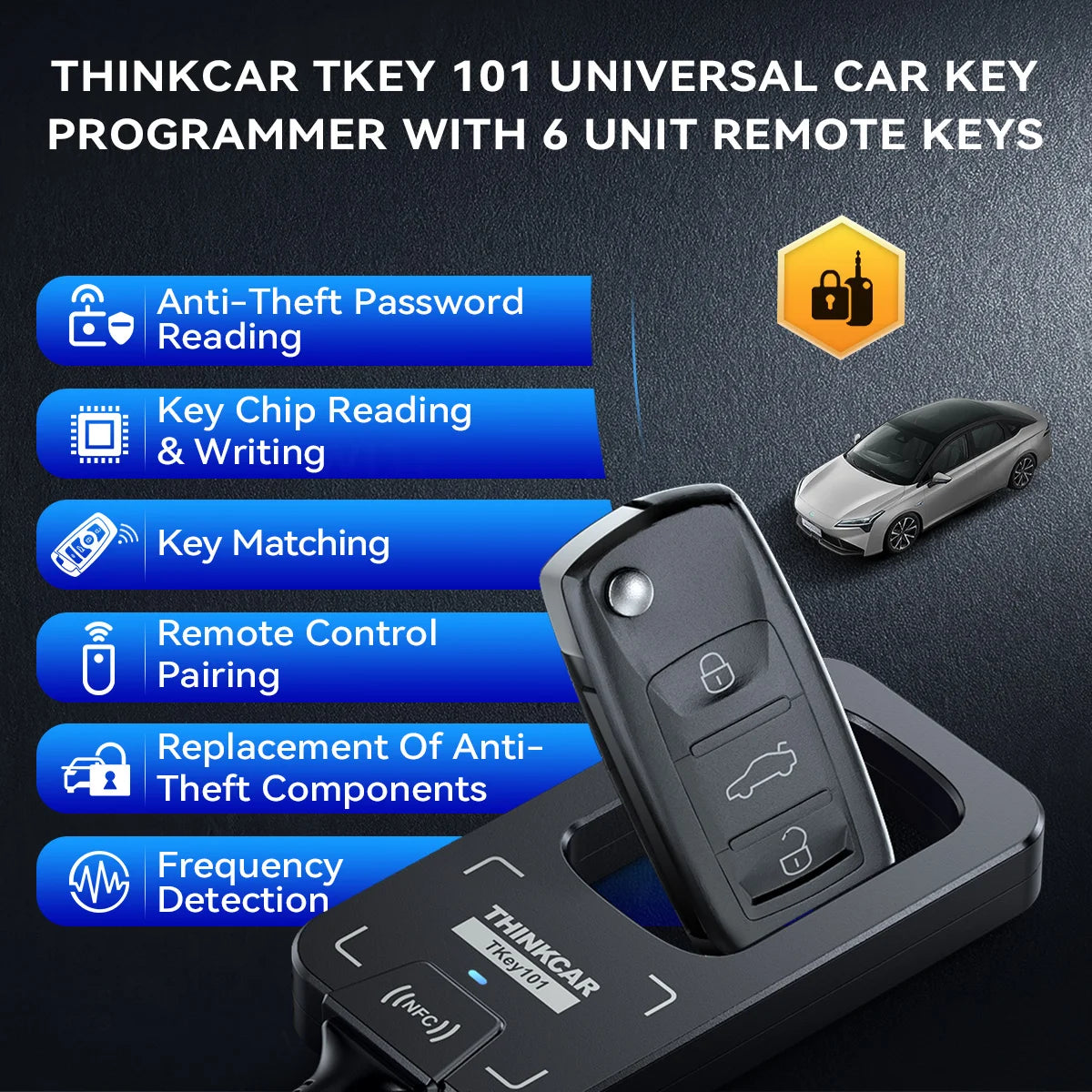 MUCAR 892BT AI Key Programming Diagnostic Tool OBD2 Scanner CAN FD DOIP