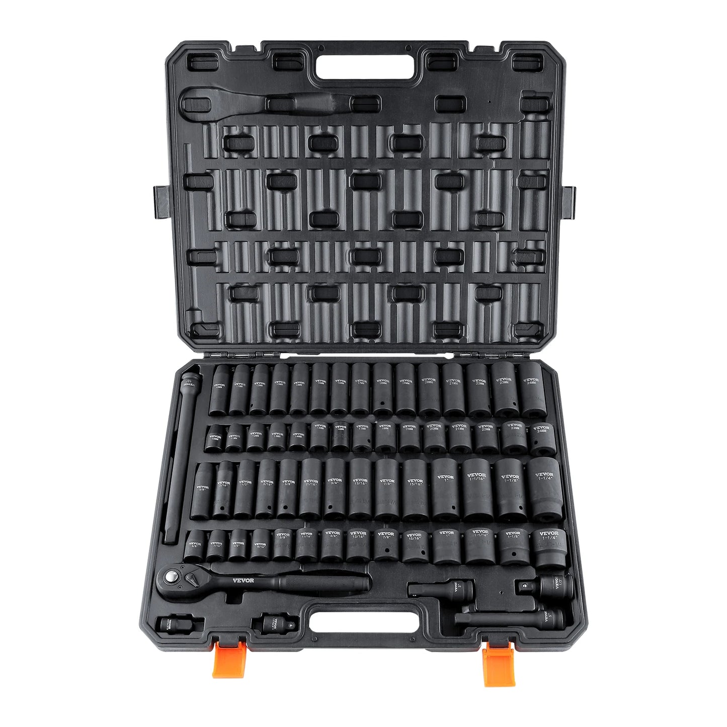 SucceBuy Impact Socket Set 65-Piece Cr-V Alloy Steel