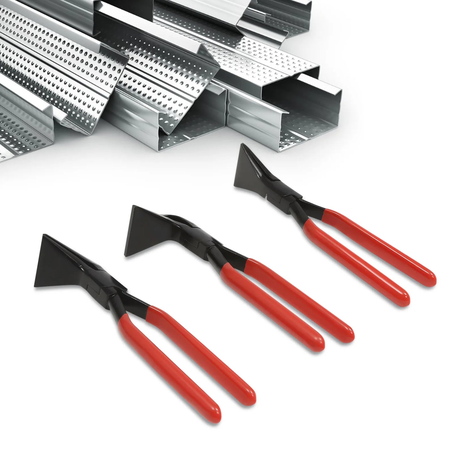 3 Piece Metal Bending Pliers Set Straight 45 90 Degrees For DIY