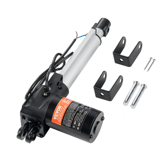 SucceBuy 12V Linear Actuator, 6000N, 5mm/s, With Mounting Bracket