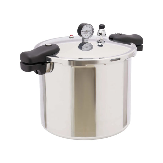 Bymaocar Aluminum Pressure Canner With Gauge And Safety Valve