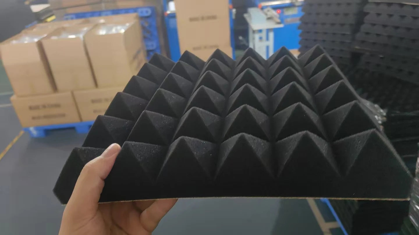Self-Adhesive Eggcrate Acoustic Foam Panels For Home Studio Noise Reduction