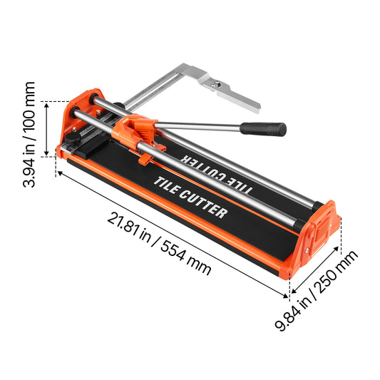 Manual Tile Cutter For Wall And Polished Tiles With Double Rails