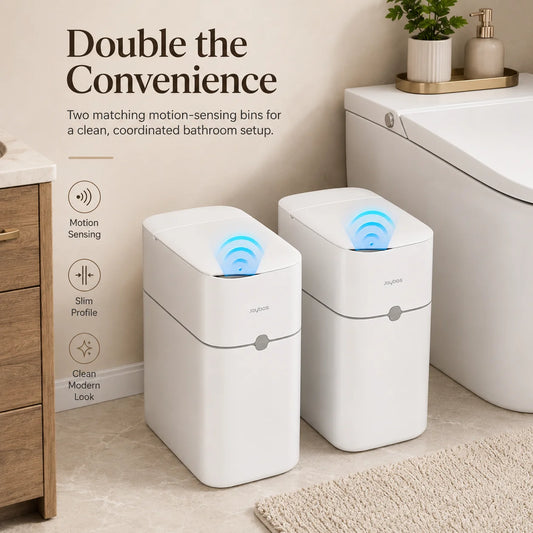 Joybos Touchless Trash Can With Motion Sensor Auto Bag Suction