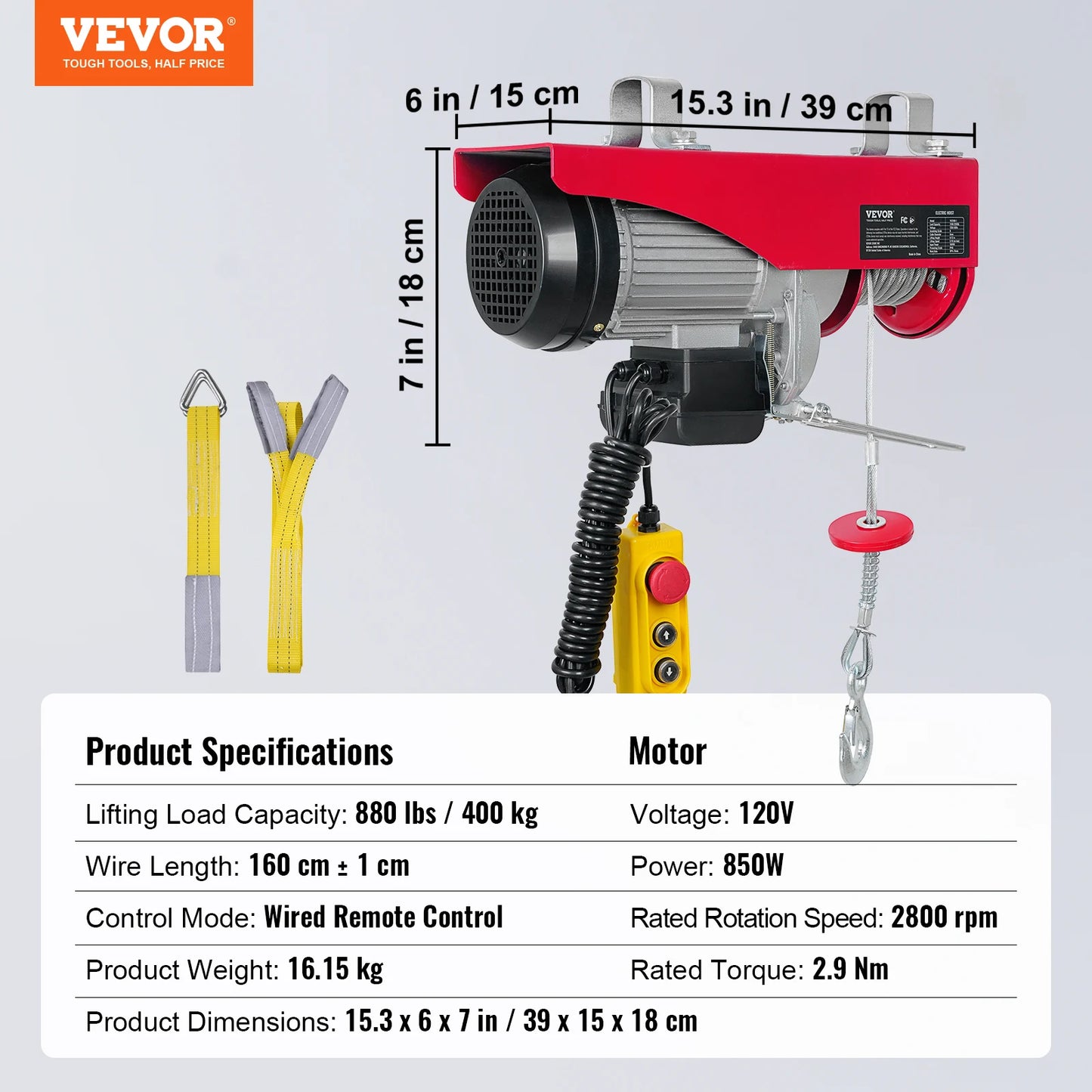 Electric Hoist 200-800kg With Remote Control For Cargo Lifting