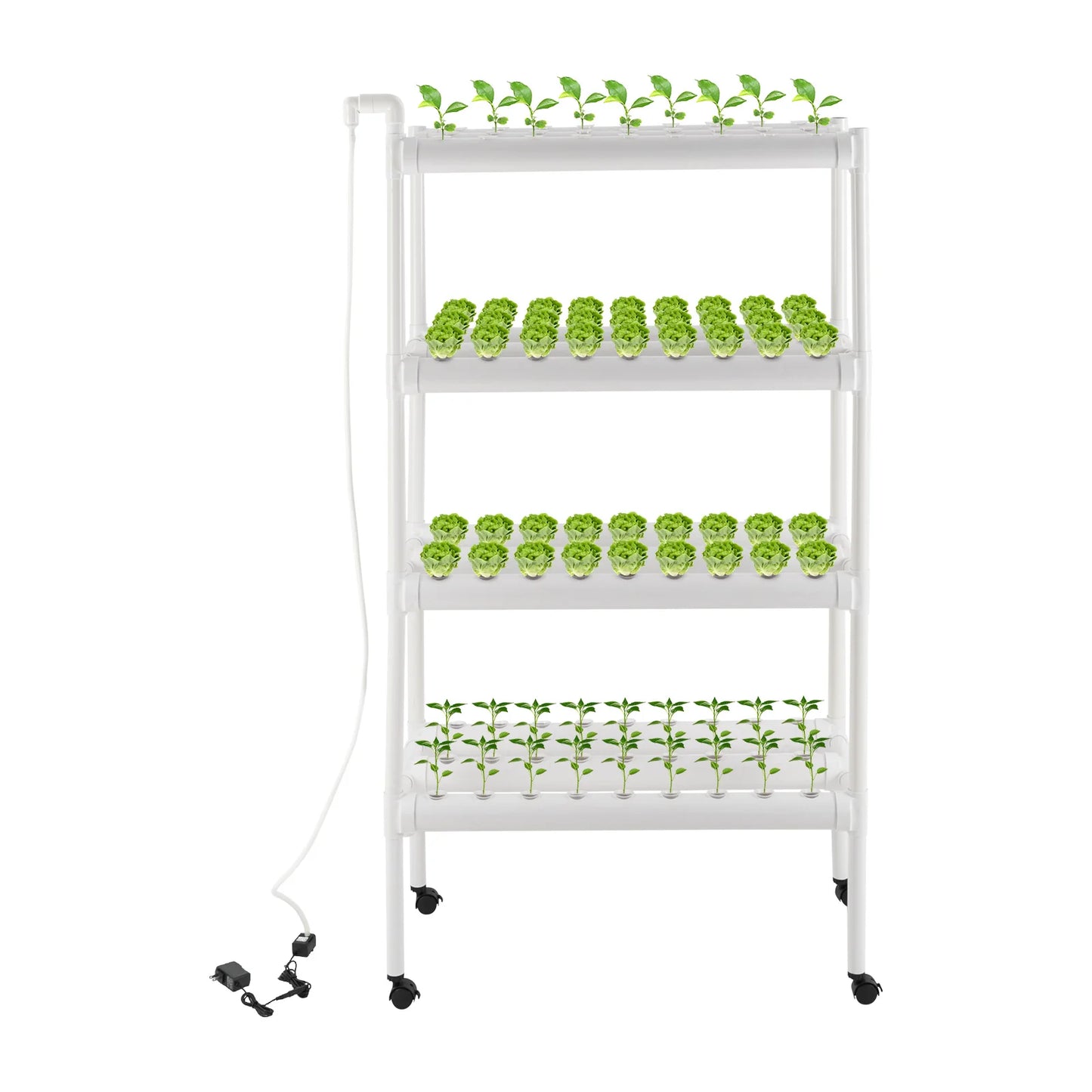 4 Tier Hydroponic Grow Kit With 108 Plant Sites