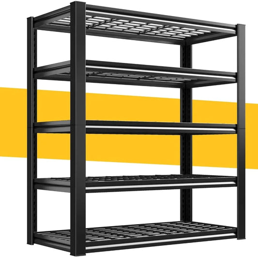 Garage Shelving Unit 5 Tier Heavy Duty Steel Storage