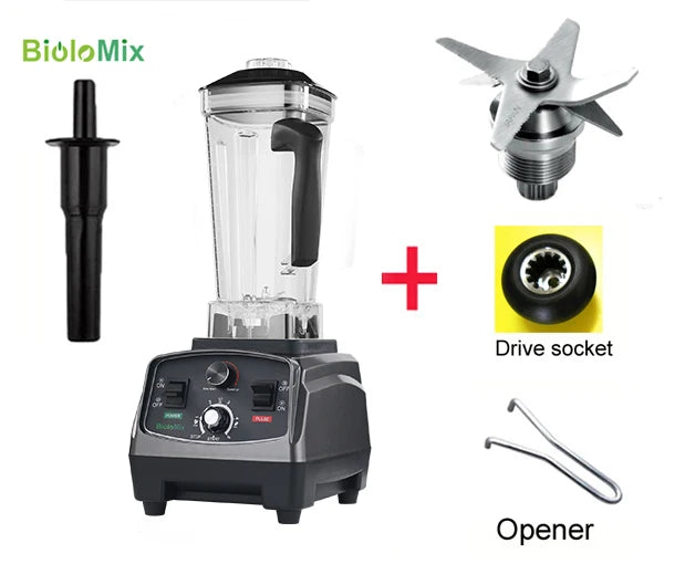 Biolomix 3HP Heavy Duty Blender Juicer Processor 2200W