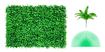 SucceBuy Boxwood Hedge Wall Panels For Privacy And Home Decor