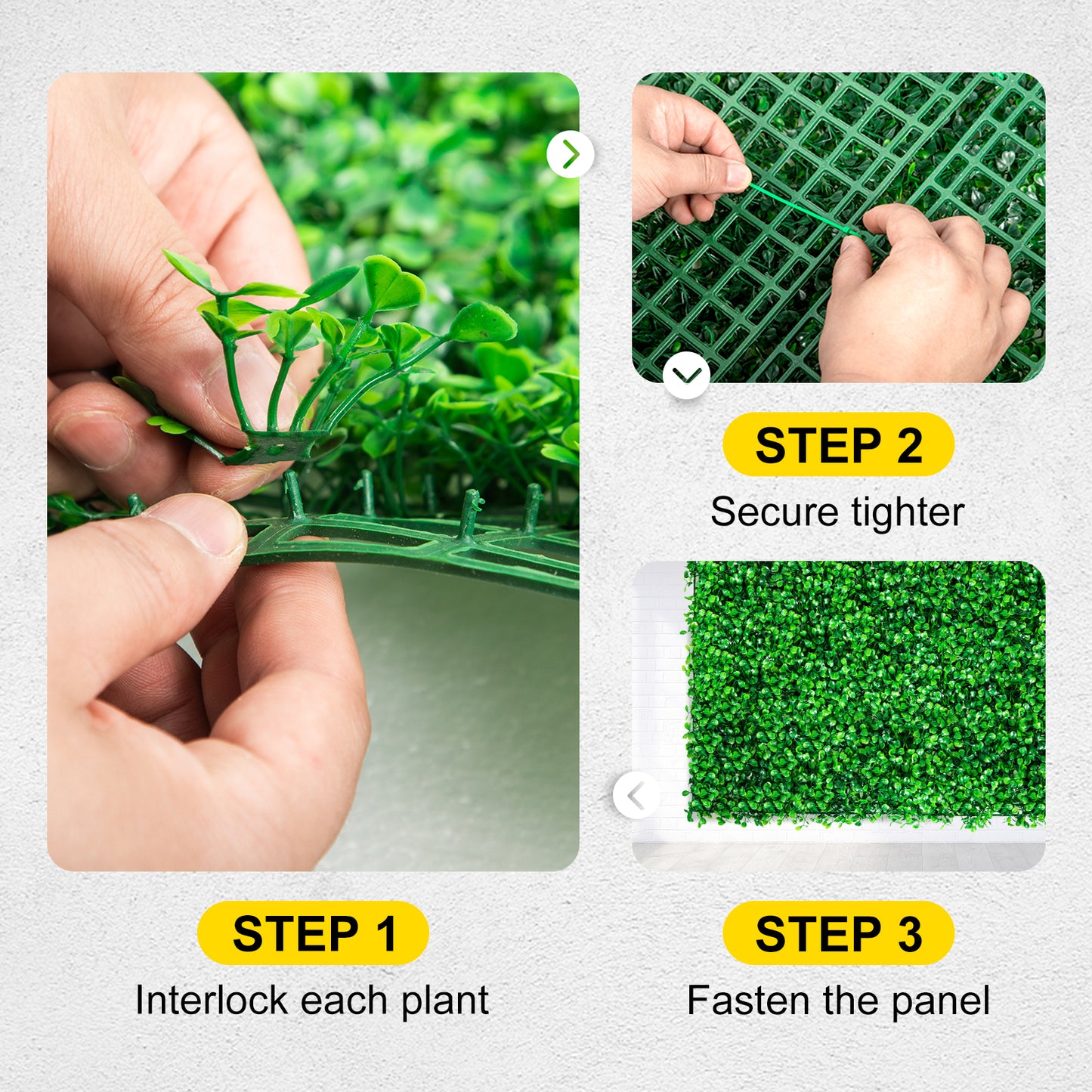 SucceBuy Boxwood Hedge Wall Panels For Privacy And Home Decor