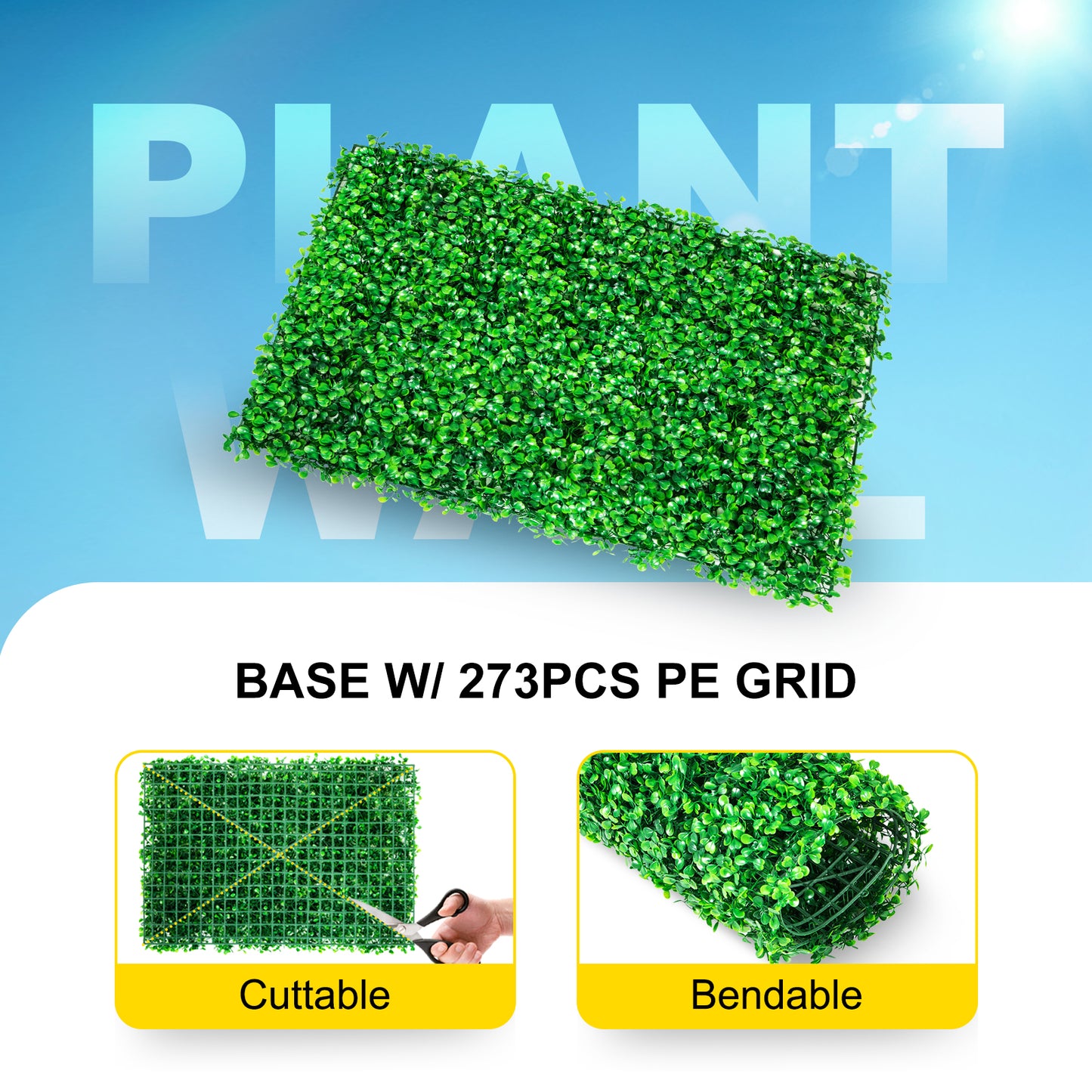 SucceBuy Boxwood Hedge Wall Panels For Privacy And Home Decor