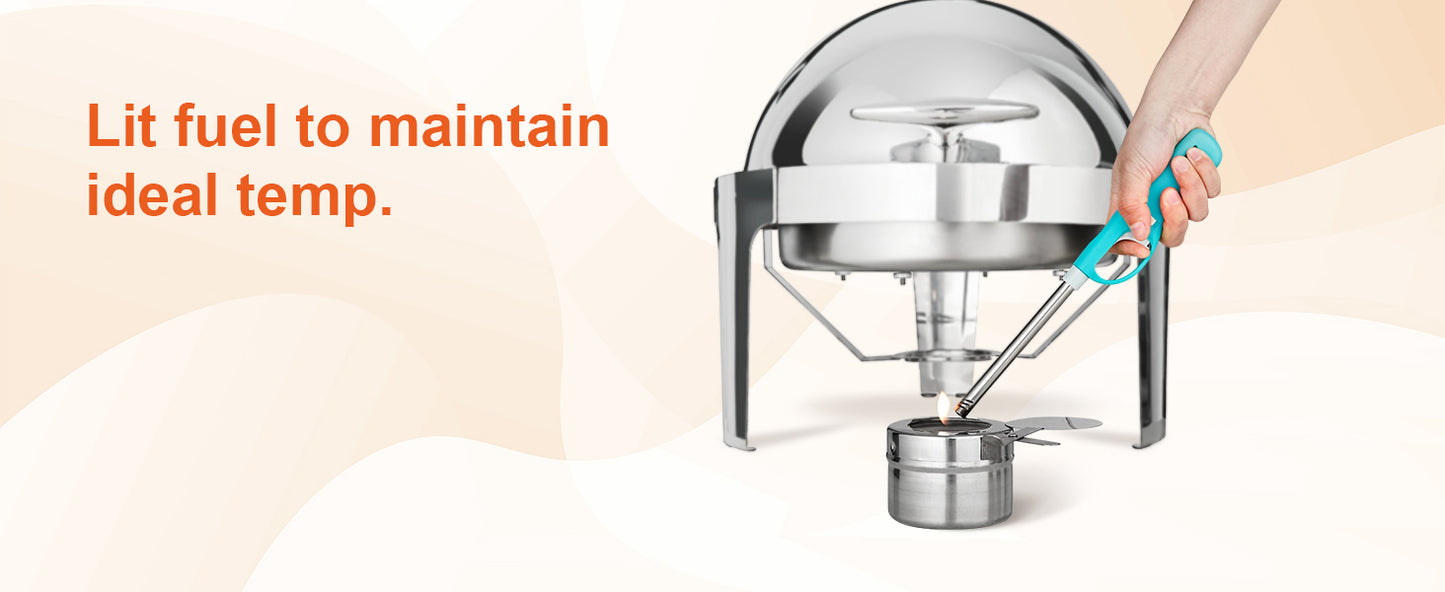 SucceBuy Stainless Steel Chafing Dish Buffet Set Two Pack