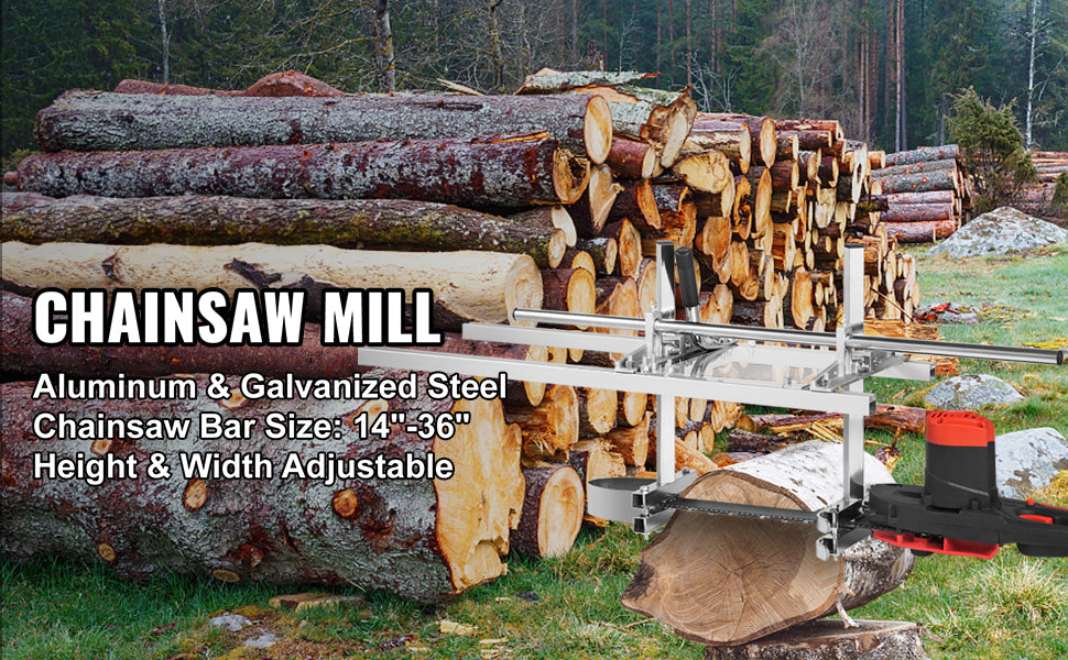 Chainsaw Mill for Planking and Lumber Cutting Portable Sawmill