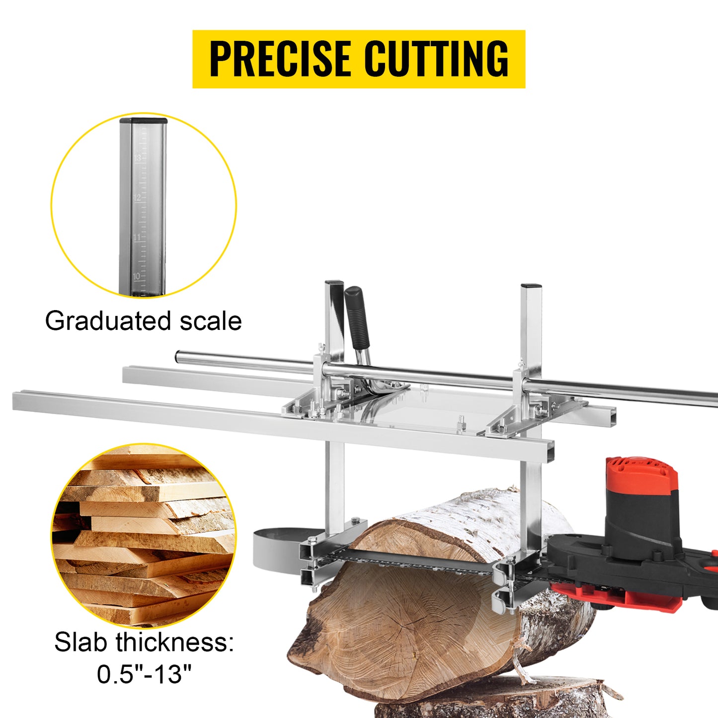 Chainsaw Mill for Planking and Lumber Cutting Portable Sawmill